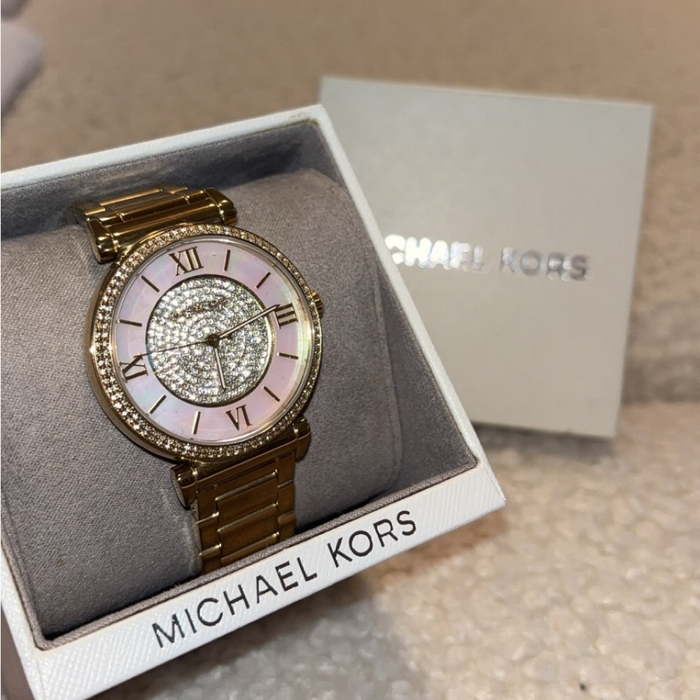 Michael Kors Caitlin Gold Watch